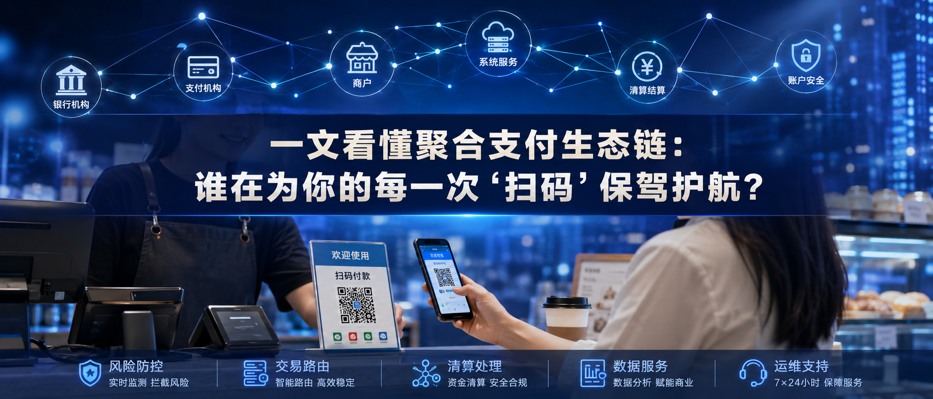 一文看懂聚合支付生态链:谁在为你的每一次“扫码”保驾护航?