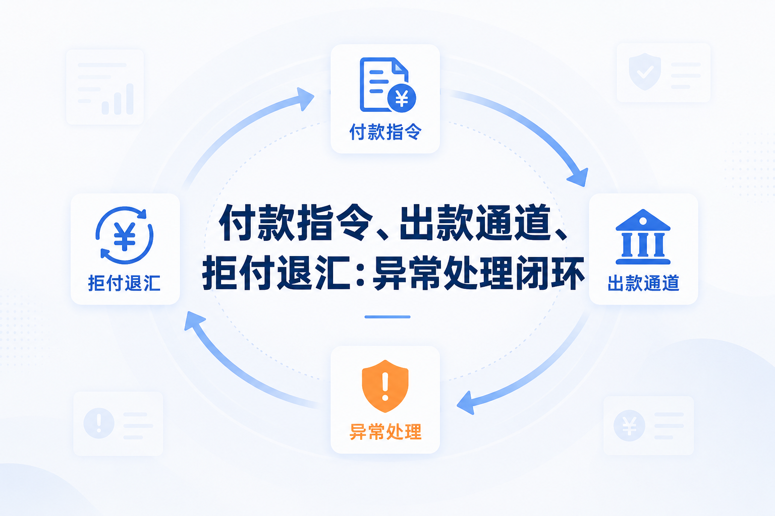 付款指令、出款通道、拒付退汇:异常处理闭环