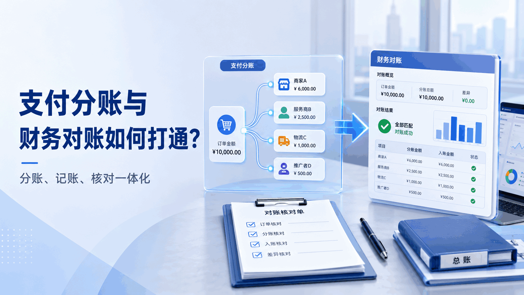 支付分账与财务对账如何打通?订单、流水、结算完整闭环
