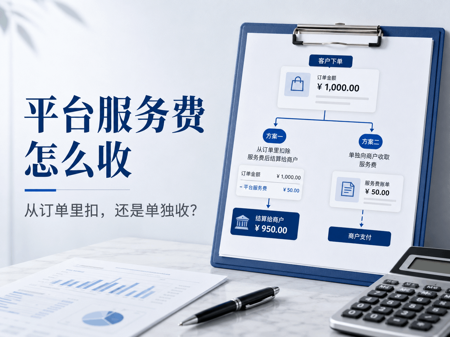 平台服务费怎么收？从订单里扣，还是单独向商户收？