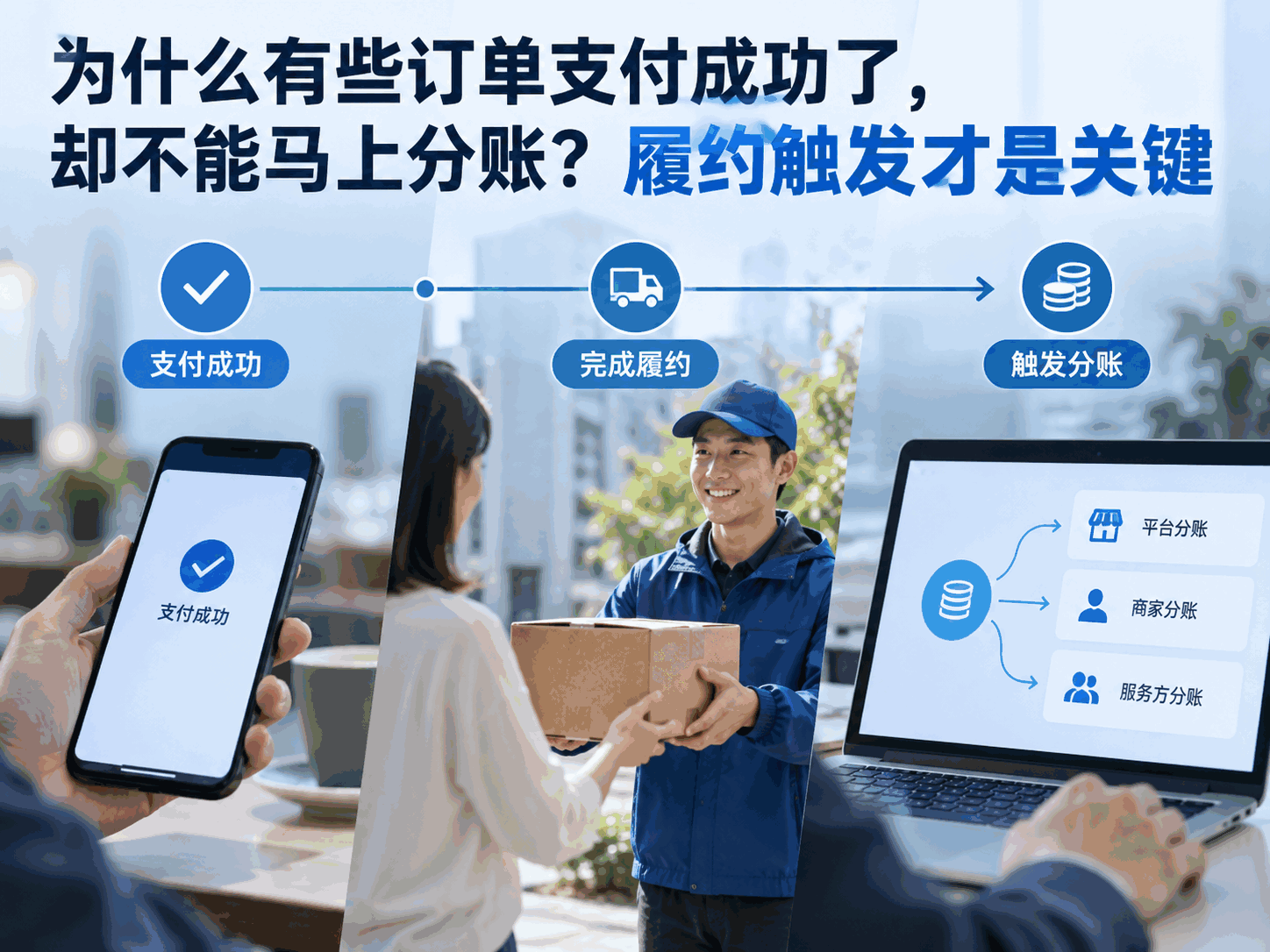 为什么有些订单支付成功了，却不能马上分账？履约触发才是关键