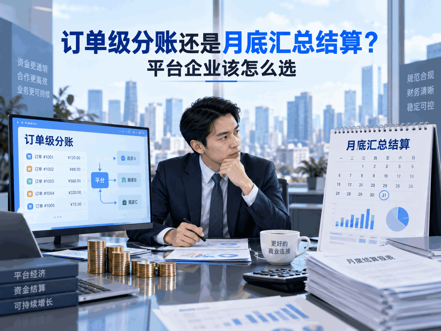 订单级分账还是月底汇总结算？平台企业该怎么选