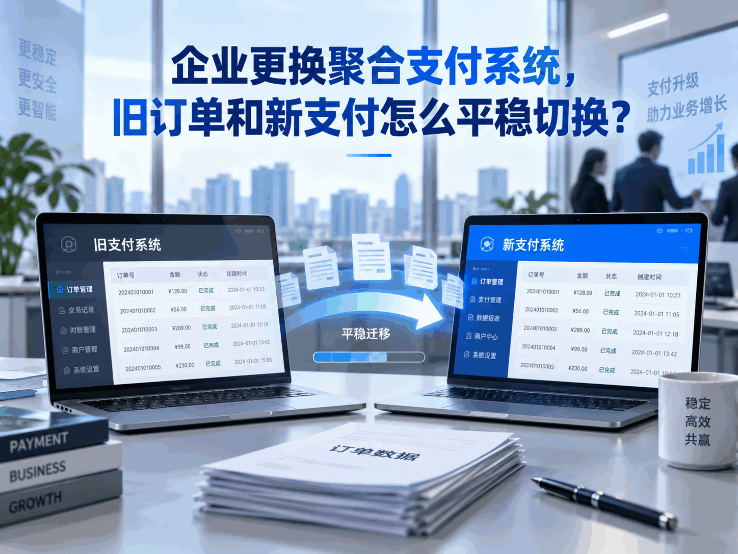 企业更换聚合支付系统，旧订单和新支付怎么平稳切换？