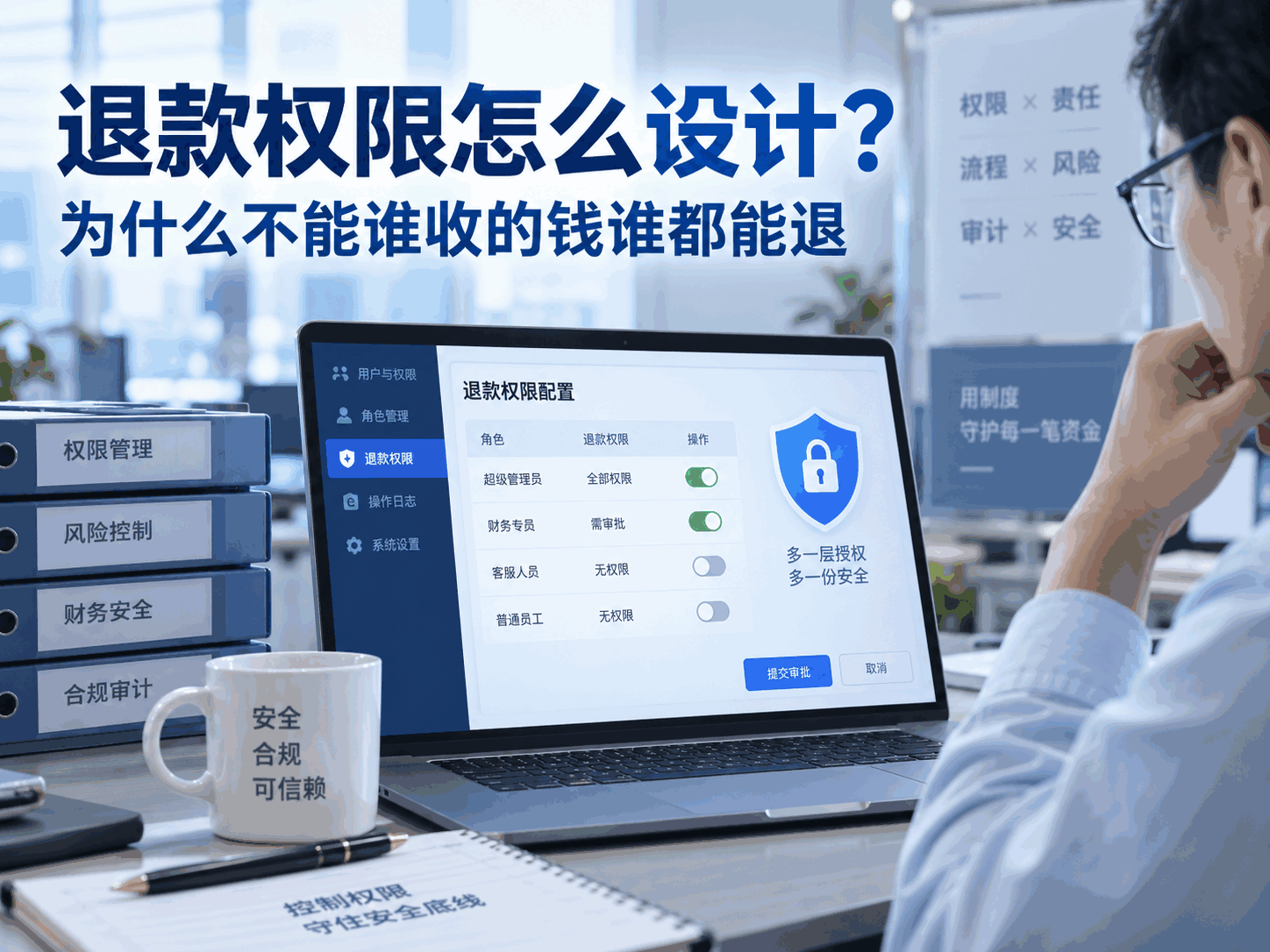 退款权限怎么设计？为什么不能谁收的钱谁都能退