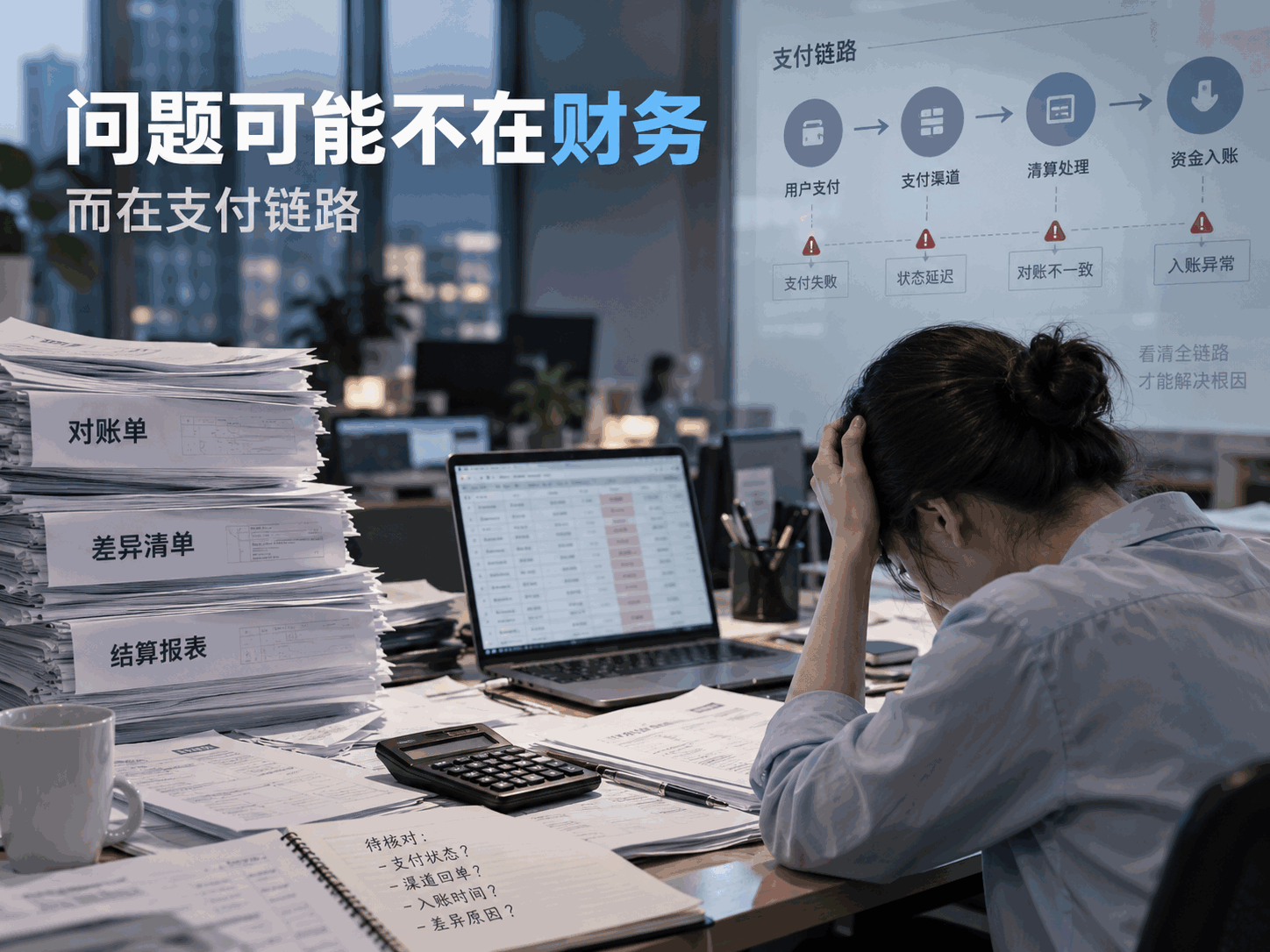 财务每月都在补账,问题可能不在财务,而在支付链路
