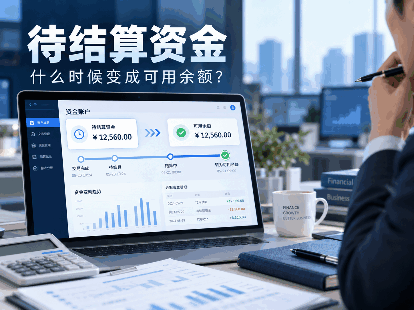 待结算资金什么时候才能变成可用余额?