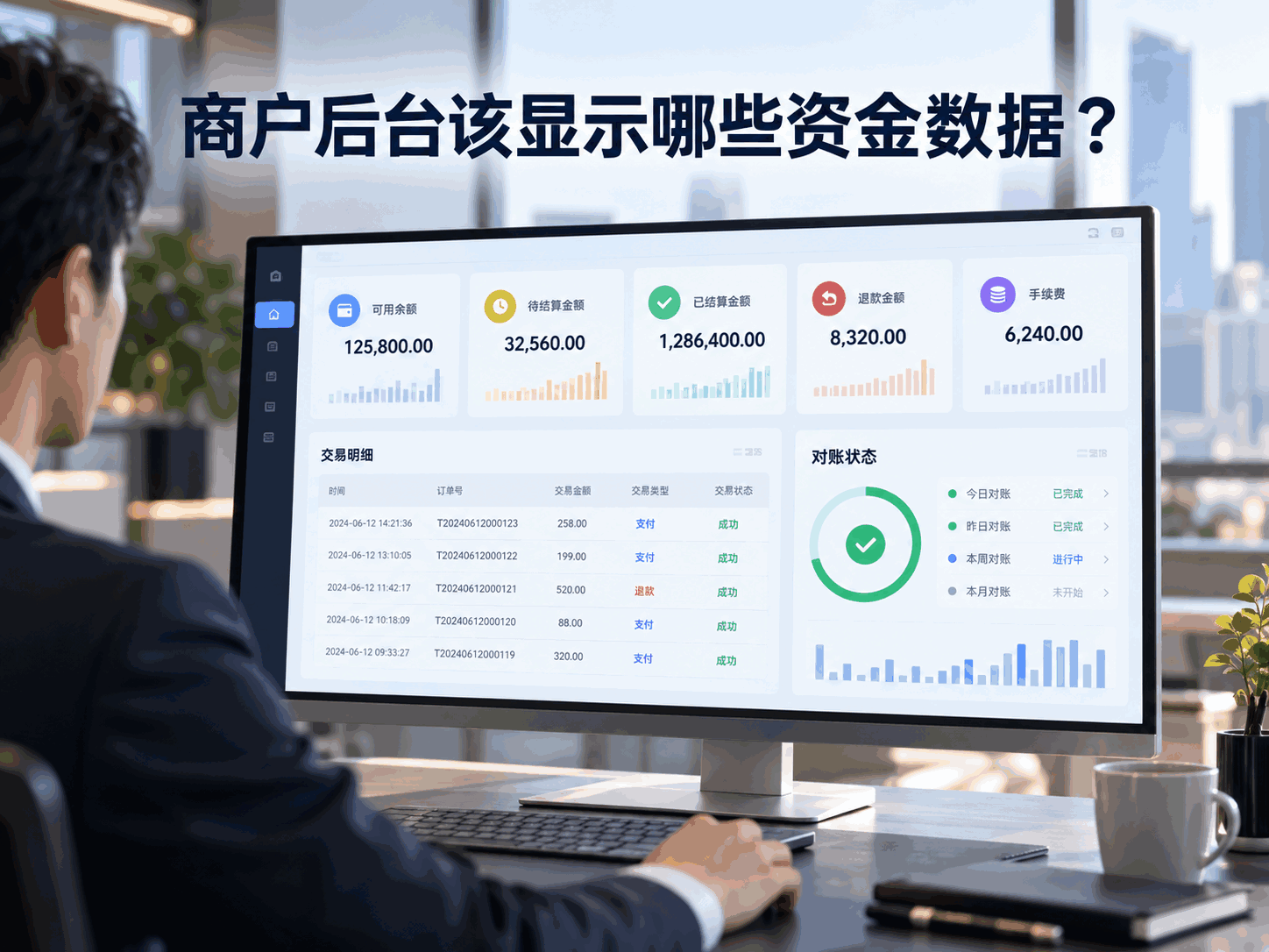 商户资金后台怎么设计?余额、结算、退款和账单应该看什么