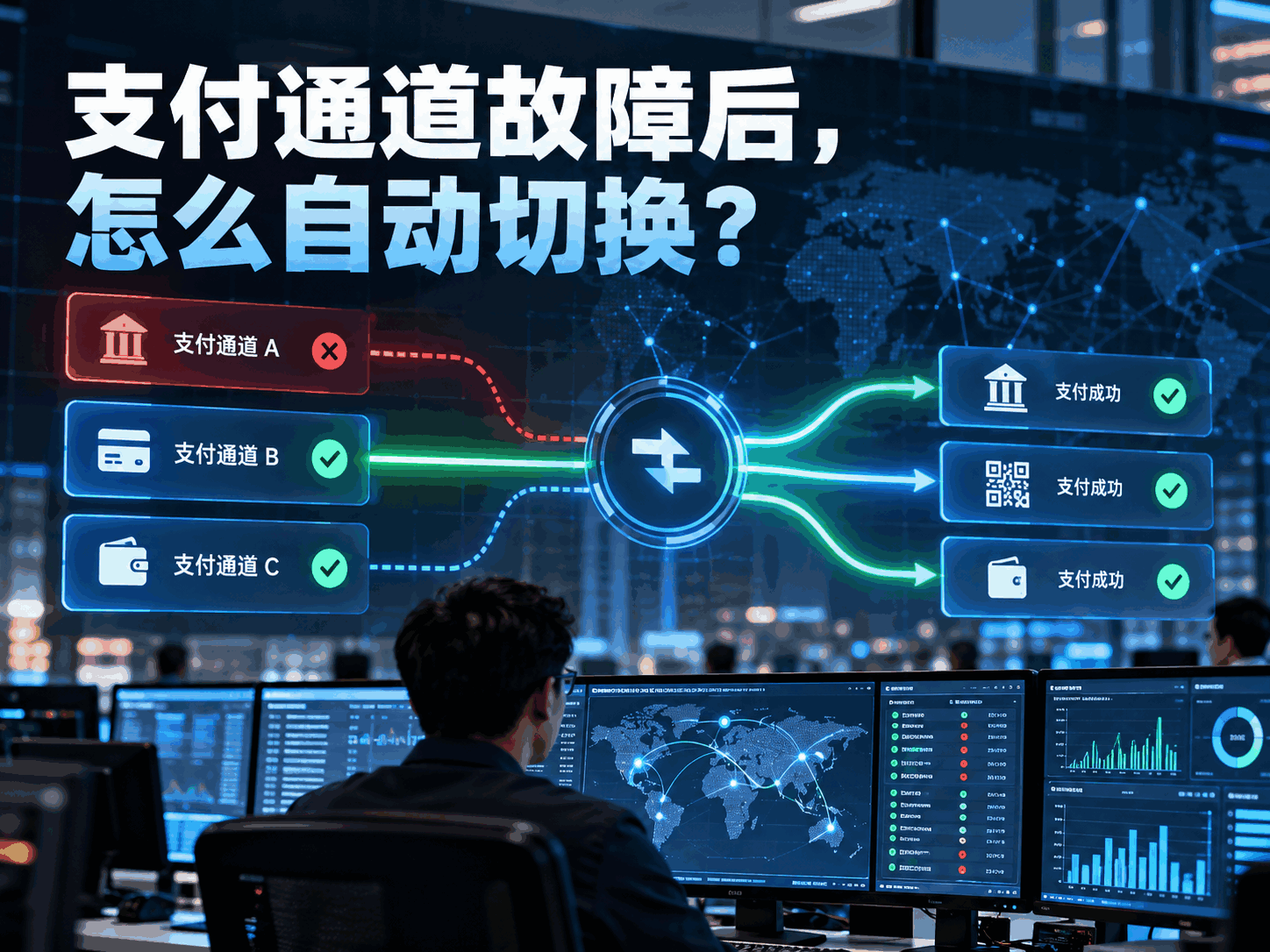支付通道故障怎么自动切换?企业支付容灾机制解析